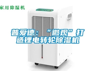 常見問題普愛德：“微觀”打造鋰電轉輪除濕機