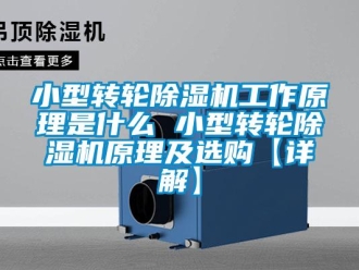 常見問題小型轉輪除濕機工作原理是什么 小型轉輪除濕機原理及選購【詳解】