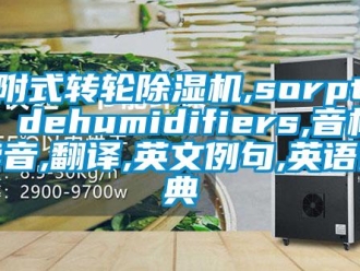 常見問題吸附式轉(zhuǎn)輪除濕機,sorption dehumidifiers,音標(biāo),讀音,翻譯,英文例句,英語詞典