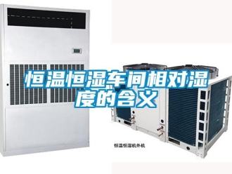 知識百科恒溫恒濕車間相對濕度的含義