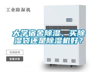 行業(yè)新聞大學(xué)宿舍除濕，買除濕袋還是除濕機(jī)好？