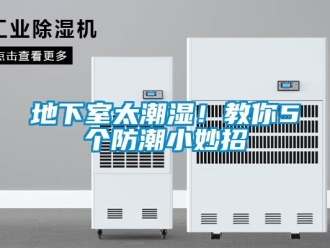 企業新聞地下室太潮濕！教你5個防潮小妙招