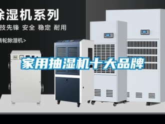企業新聞家用抽濕機十大品牌