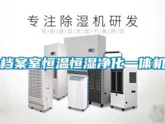 知識百科檔案室恒溫恒濕凈化一體機