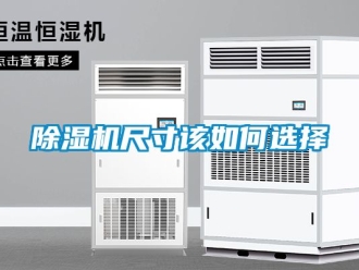 企業新聞除濕機尺寸該如何選擇