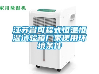 知識(shí)百科江蘇省可程式恒溫恒濕試驗(yàn)箱廠家使用環(huán)境條件