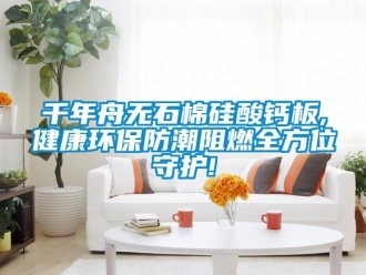 常見問題千年舟無石棉硅酸鈣板,健康環(huán)保防潮阻燃全方位守護!