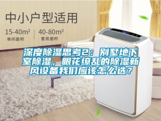企業(yè)新聞深度除濕思考2：別墅地下室除濕，眼花繚亂的除濕新風設備我們應該怎么選？