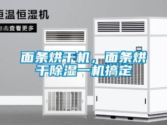 行業新聞面條烘干機，面條烘干除濕一機搞定