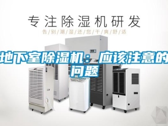 行業新聞地下室除濕機：應該注意的問題