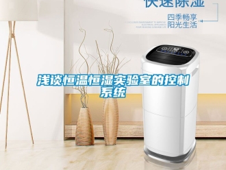 知識百科淺談恒溫恒濕實(shí)驗(yàn)室的控制系統(tǒng)