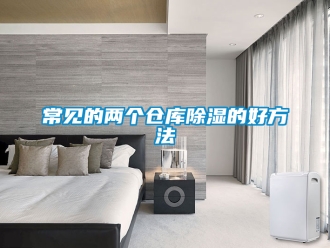 企業(yè)新聞常見的兩個倉庫除濕的好方法