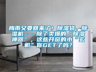 行業(yè)新聞梅雨又要回來(lái)了！除濕袋、除濕機(jī)……除了賣爆的“除濕神器”，這些開窗的小“玄機(jī)”你GET了嗎？