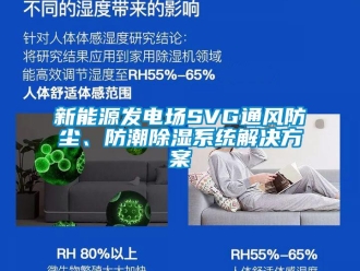 行業(yè)新聞新能源發(fā)電場(chǎng)SVG通風(fēng)防塵、防潮除濕系統(tǒng)解決方案