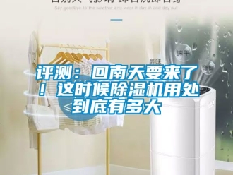 行業新聞評測：回南天要來了！這時候除濕機用處到底有多大