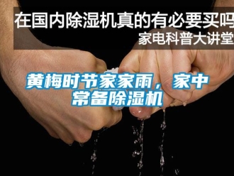 行業新聞黃梅時節家家雨，家中常備除濕機