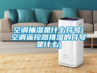 企業新聞空調抽濕是什么符號(空調遙控器排濕的符號是什么)