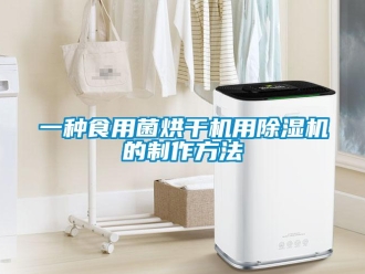 行業新聞一種食用菌烘干機用除濕機的制作方法