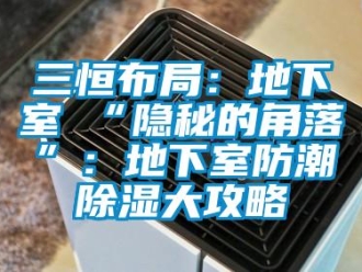 企業(yè)新聞三恒布局：地下室≠“隱秘的角落”：地下室防潮除濕大攻略