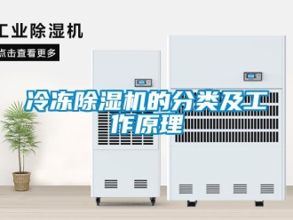 行業新聞冷凍除濕機的分類及工作原理