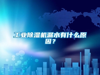 企業(yè)新聞工業(yè)除濕機(jī)漏水有什么原因？