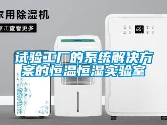 知識百科試驗工廠的系統解決方案的恒溫恒濕實驗室