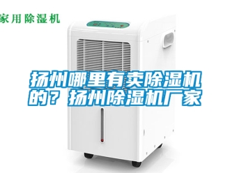 企業(yè)新聞?chuàng)P州哪里有賣除濕機(jī)的？揚(yáng)州除濕機(jī)廠家