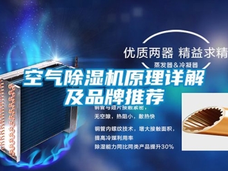 企業新聞空氣除濕機原理詳解及品牌推薦