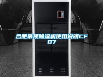 行業(yè)新聞合肥吊頂除濕機使用說明CFD7