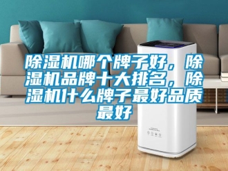 企業新聞除濕機哪個牌子好，除濕機品牌十大排名，除濕機什么牌子最好品質最好