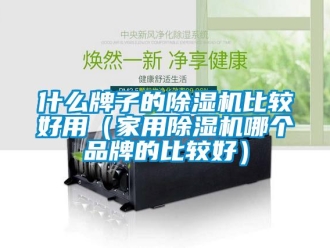 企業新聞什么牌子的除濕機比較好用（家用除濕機哪個品牌的比較好）