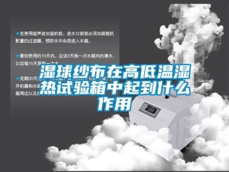常見問題濕球紗布在高低溫濕熱試驗箱中起到什么作用