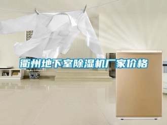企業新聞衢州地下室除濕機廠家價格