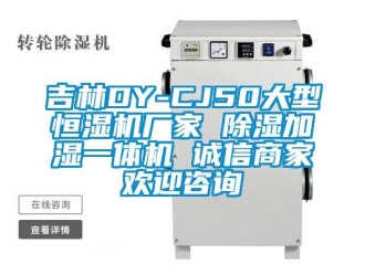 企業(yè)新聞吉林DY-CJ50大型恒濕機(jī)廠家 除濕加濕一體機(jī) 誠(chéng)信商家歡迎咨詢