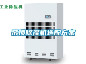 企業新聞吊頂除濕機選配方案