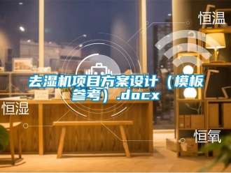 行業新聞去濕機項目方案設計（模板參考）.docx