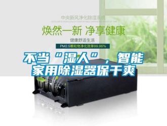 常見問題不當“濕人”，智能家用除濕器保干爽