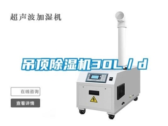企業新聞吊頂除濕機30L／d
