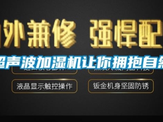企業新聞超聲波加濕機讓你擁抱自然