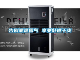 企業新聞告別潮濕霉氣 享受舒適干爽